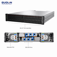 Almacenamiento Conectado Directamente Lenovo D1224 2U de 24 Bahías JBOD DAS 12Gbps Mini SAS HD para Expansión de Carga de Trabajo de Almacenamiento Empresarial