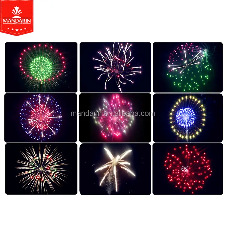 3 Inch 1.3G 1.4G Mortieren Pyrotechnische Display Artilleriegranaten Vuurwerk Voor Verkoop Vuurwerk Shell