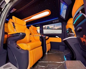 Siège auto Vito British plus orange + bleu couleur assortie <span class=keywords><strong>Chaise</strong></span> voiture VIP de luxe pour MercedesBenzVCLASS/V250 <span class=keywords><strong>SIENNA</strong></span> SPRINTER - Product Image 3