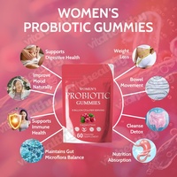 Gummies probiotiques pour femmes Vitahealthy OEM/ODM, mélangées à des baies de canneberge, gummies probiotiques pour femmes pour la santé vaginale
