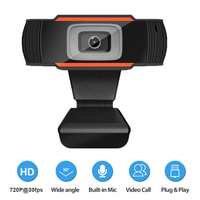 Webcam USB PC Laptop Komputer Video Full HD 480P 720P 1080P dengan Mikrofon