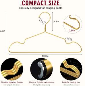 Cintre en alliage d'aluminium, cintre épais pour la maison - Product Image 3