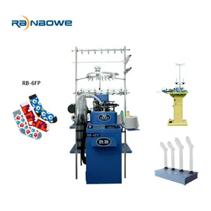RB-6FP 3.5 بوصة ماكينة حياكة الجوارب الجوارب آلة الصانع ماكينة تصنيع شرابات السعر