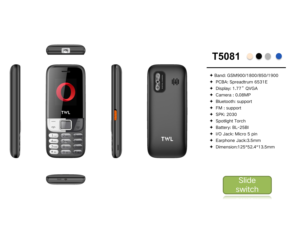 Téléphone portable 2G à double carte SIM 1,77 pouce 2026 avec lampe <span class=keywords><strong>de</strong></span> poche, jeux, photos, radio FM, design tendance et batterie longue durée - Product Image 3