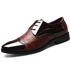 Chaussures Oxford en cuir formelles pour hommes XuanWu, à bout pointu, à enfiler, légères, respirantes, avec semelle intermédiaire en caoutchouc, pantoufles décontractées d'automne - Product Image 5