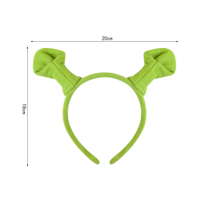 Diadema <span class=keywords><strong>de</strong></span> Halloween con Orejas <span class=keywords><strong>de</strong></span> Alienígena y Pelo Verde <span class=keywords><strong>de</strong></span> <span class=keywords><strong>Shrek</strong></span>, Unisex, para Niños, Disfraces, Baile, Accesorios para Fiestas, Cosplay - Product Image 2