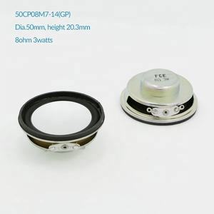 Haut-parleur acoustique de 52 mm 8 ohms 5 W avec trous de montage pour moniteur ou appareil <span class=keywords><strong>audio</strong></span>, son excellent - Product Image 4