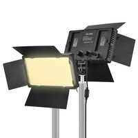Caméra vidéo lumière LED-600 lampes DSLR caméra photographie studio professionnel panneau Portable flux en direct lumière vidéo