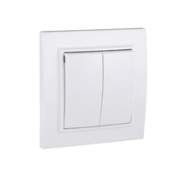 Juego de interruptores y enchufes de pared eléctricos estándar de la UE de alta calidad con panel de PC de diseño alemán 10A 250V para uso residencial