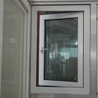 Juego de Ventanas y Puertas de PVC, Tamaño Personalizado, Resistentes a Huracanes, Doble Acristalamiento, Insonorizadas, para Proyectos de Construcción de Casas y Villas