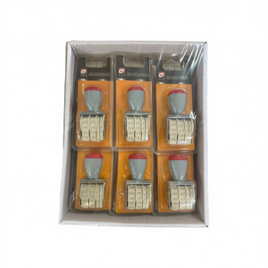 Segnaletica digitale 12 unità in confezione scatola Rif. 07698 Timbro autoinchiostrante in plastica per uso ufficio - Product Image 2