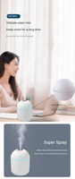 Ultrasons 300ml Mini Humidificateur Aroma Oil Diffuser Usb Cool Mist Humidifier Avec Veilleuse Colorée pour la Maison de Voiture