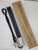 Câble 1,8 m 2 m, multiprise universelle 1U 8 voies pour armoire de serveur, centre de données, rack, barrette d'alimentation, unité de distribution d'alimentation (PDU), bonne qualité