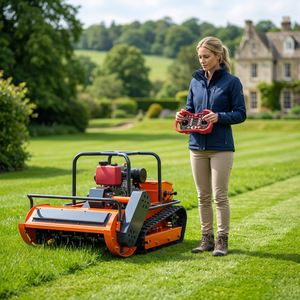Migliori Falciatrici a Flagelli <span class=keywords><strong>Smart</strong></span> Euro 5 <span class=keywords><strong>di</strong></span> Grado Industriale per Fai-da-te, Macchina Tagliaerba Telecomandata con Certificato CE/EPA - Product Image 1