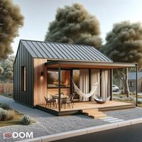 Maison d'été européenne préfabriquée de haute qualité en panneaux sandwich pour jardin, économique, moderne, étanche et écologique pour usage extérieur