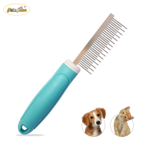 Peine para Mascotas de Acero Inoxidable, Cepillo para Eliminar Pelo de Mascotas, Cepillo Desenredante para Perros de Pelo Largo y Corto - Product Image 1