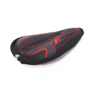 Nuevo cojín para sillín de bicicleta, funda de silicona cómoda negra y roja para bicicleta de montaña, accesorios de ciclismo, Unisex, adultos, HDZD 01 - Product Image 2
