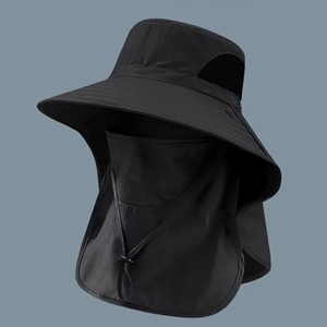 Sombreros de sol de verano con protección UV para exteriores, para caza, pesca, senderismo, camping, con visera, gorra tipo pescador con protección para el cuello, para hombres y mujeres - Product Image 6