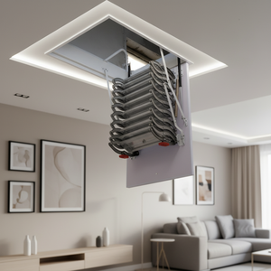 Escaleras <span class=keywords><strong>de</strong></span> loft motorizadas eléctricas <span class=keywords><strong>de</strong></span> moda - Product Image 4