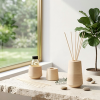 Support en bois DIY pour diffuseur à bâtonnets en verre, conteneur d'huiles essentielles en bois naturel pour aromathérapie, décoration d'intérieur, sans BPA, sans alcool