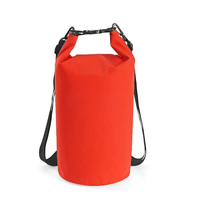 Venta al por mayor de lona de PVC 5L /10L bolsa seca al aire libre bolsa seca impermeable con correas de hombro