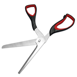 Pizza <b>Scissors</b> Stainless Steel Black And Red Elbow Shape For Home Use - Product Image 2