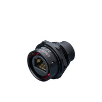 Connecteur réseau RJ45 robuste Weipu SA24, prise Ethernet circulaire IP67, stock d'usine d'origine pour l'automatisation des données industrielles