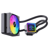 SNOWMAN KS120-ARGB-BK Refroidisseur Liquide ARGB 120mm à Rangée Unique pour Carte Mère, Faible Bruit, Vente en Gros Usine pour Ordinateur de Bureau