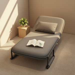 Chaise longue-<span class=keywords><strong>lit</strong></span> simple extensible et pliable pour la sieste, canapé-<span class=keywords><strong>lit</strong></span> <span class=keywords><strong>double</strong></span> usage pour le bureau, <span class=keywords><strong>lit</strong></span> d'allaitement, usage domestique et hôtelier - Product Image 2