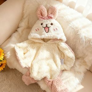 PETCIRCLE Pet <b>Clothes</b> for Autumn and Winter: Warm Puppy/Dog/<b>Cat</b> <b>Clothes</b> with Smiley Rabbit Lambswool Four-Legged Sweaters - Product Image 4