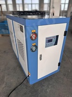 Équipement de refroidissement industriel à haute efficacité de machine de moulage par soufflage d'air/eau de refroidisseur d'air industriel 5HP