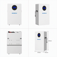 VoltaNest 51.2V 100Ah 5.12kWh 5kWh IP54 Baterai LiFePO4 Terpasang di Dinding Penyimpanan Energi Rumah 6000 Siklus