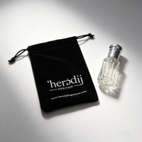 Bouteille d'huile essentielle Attar personnalisée avec logo, 3ml/6ml/12ml, flacon roll-on en verre transparent rechargeable pour parfums Oud & Musc – Vente en gros