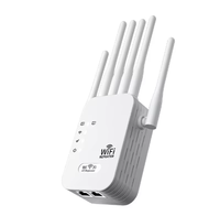 Amplificador de Señal Wifi de Alta Velocidad para Interiores de 300 Mbps, 6 Antenas, 2.4G, Amplificador de Señal de Largo Alcance, Repetidor Wifi de Doble Banda, Extensor Wifi