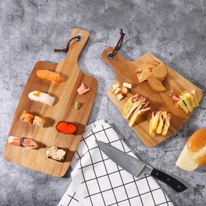 Corte de <span class=keywords><strong>madera</strong></span> de Pizza Peel paleta Acacia queso Junta Pizza Peel pan pala espátula pastel de boda paleta bandeja ¡ - Product Image 1