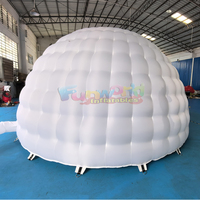 Carpa Inflable Tipo Domo para Fiestas, de Grado Comercial, para Publicidad Exterior y Discotecas, con Iluminación LED, Tela Oxford y Material de PVC, Venta al Por Mayor