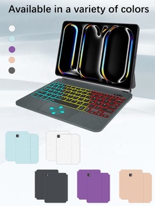 Tùy Chỉnh Ma Thuật Bàn Phím Máy Tính Bảng Trường Hợp Đối Với iPad Pro 11 2024 M4 Bàn Phím Không Dây Bìa Với Touchpad Và Backlit - Product Image 3