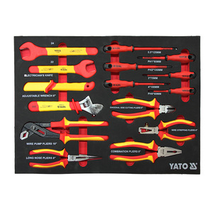 Juego de llaves de vaso YATO de 24 piezas de 1/2 pulgada de acero al cromo vanadio para mecánica y reparación automotriz - Product Image 2