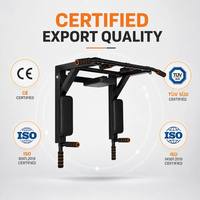 Barre de traction murale robuste multi-positions pour tractions et dips, barre horizontale murale pour exercices de force commerciaux