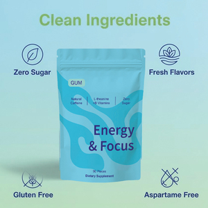 Vente Flash : Chewing-gum à la <span class=keywords><strong>Gomme</strong></span> <span class=keywords><strong>Xanthane</strong></span> Qualité Alimentaire Énergie & Concentration Caféine Naturelle L-Théanine + Vitamines B Zéro Sucre 54 Pièces Fabrication OEM - Product Image 6