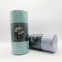 Panno in Microfibra per Pulizia Cucina, 30x30cm, 180gsm, 30 Pezzi/Rotolo, Riutilizzabile, Asciugatura Rapida