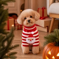 Pull pour animaux de compagnie pour Noël et Halloween, en laine douce tricotée, vêtements festifs pour animaux de compagnie, tailles personnalisées