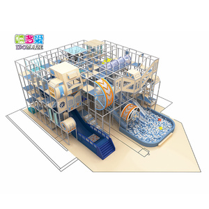 IDO MAZE Commercial Indoor <span class=keywords><strong>Playcenter</strong></span> para niños Fibra de vidrio y acero Interior Patio de recreo de madera Estructura Maze Indoor Playgraund - Product Image 4