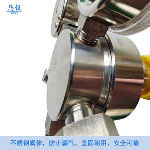 Válvula Reductora de Presión de Acero Inoxidable para Cromatógrafo de Gases YQHL-40 Suministrada por Fábrica, Válvula para Gases Corrosivos, Dióxido de Azufre - Product Image 2