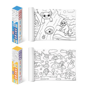 التعليم المبكر طفل DIY خلفيات انتقل المتداول الرسم الكتابة على الجدران الملونة العبث أوراق 300 سنتيمتر للأطفال الإبداعية اللوحة - Product Image 1