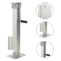Cric de remorque carré robuste côté vent boulon zingué bateau utilitaire jambe de descente supports coin pièces stables nouvel accessoire de remorque