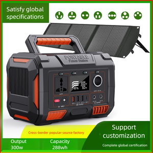 Xzj Bán Buôn 288wh 78000MAh Xách Tay Công Suất Lớn Ngoài Trời Ngân Hàng Điện Năng Lượng Mặt Trời Hệ Thống Phát Điện Với Sạc Không Dây - Product Image 2