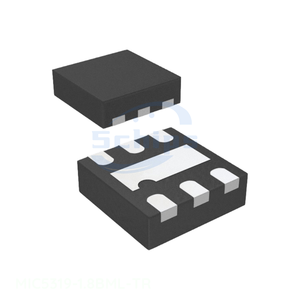 Circuito Integrado Regulador Lineal 1.8V 500MA 6TMLF Gestión de Energía (PMIC) en Stock Componentes y Piezas Electrónicas 6 VDFN Exposed Pad, 6 TMLF MIC53 - Product Image 1