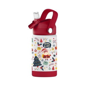 Custom 500ml Stainless Steel Vacuum Insulated Eco-Friendly Food Contact Safe <b>Kids</b> Water Bottle Straw Cute Pattern 12-24hrs - Product Image 4