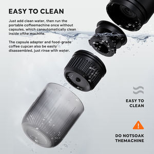 Cafetière expresso portable 7800mAh 19 Bar pour Capsule <span class=keywords><strong>Nespresso</strong></span> USB Rechargeable pour une utilisation en extérieur automatique - Product Image 2